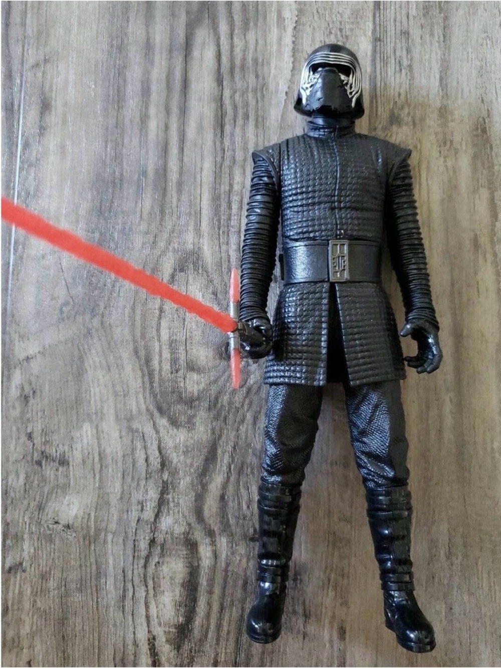 Star Wars Kylo Ren Black Action Figure with Red Lightsaber GUC
